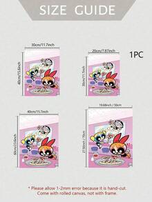 WB 1pc Unframed, Boating On The Lake Poster Home Decor Painting Pop Art Graffiti Canvas Print, Art, Graffiti, Street Graffiti Wall Art, Square Canvas