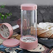 1 pieza Tamiz de harina de plástico duradero, perfecto para tamizar harina, herramienta de cocción esencial, pequeña herramienta de cocina para hornear en casa, con Navidad, Halloween, Pascua, Acción de Gracias