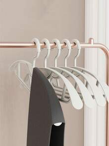 20 pièces de cintres courts gris aléatoires antidérapants, accessoire ménager essentiel