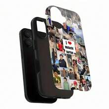 Malachi Barton Collage Personalized  Mobile Case. Double-Layer PBT+TPU Drop-Resistant Mobile Phone Cover, Compatible With 17–11 Pro Max/Plus/Air - 顏色1 - 查看 3
