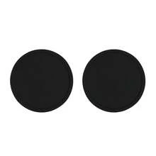 2/4/6pcs Set Customized Silicone Cup Coasters With Text/Letter, 10cm Round Coffee Cup Mat, Heat Resistant Non-Slip Coasters, 0.5mm Thick, Personalized Gifts, Dining Table, Bar, Car Cup Holder,Multi-Functional, Ornamental,Reusable,Exquisite,Stylish,High-Quality,Colorful,Modern,Custom,Personalized,Unique,Ideal Gifts For Him,Ideal Gifts For Her,Boyfriend,Dad,Girlfriend,Mom,Family,Friends,Tea Room,Home,Garden,Office,For Anniversaries,For Valentine's Day,For Mother's Day,For Birthdays,For Father's Day,For Graduation,For Weddings,For Housewarming,Customized Drinkware - Black - View 7