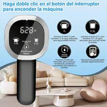 Dispensador de Agua Garrafon, Portátil Despachador de Agua USB Recargable, Bomba deAgua Garrafon Automático, Universal Interruptor de dispenser Pantalla Digital Rápido 2 Motores - Blanco - Ver 12