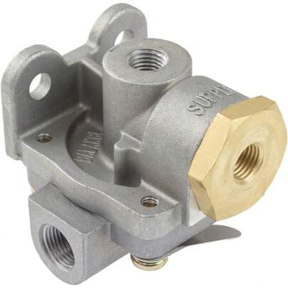 EstiloTendenciaWorld American WA289714 VáLvula De LiberacióN RáPida De Freno De Aire (QR1C 0-PSI DIFF 1/4S-3/8D) Reemplaza A Bendix 289714, 289714CX, Freightliner A1214980, Mack 25175160, Volvo Truck 8071356, OECalidad PremiumVersióN Mejorada