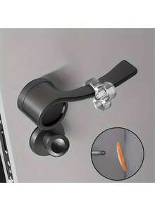 3-Loch transparenter Silikon Türgriff Stoßschutz, universeller Türstopper, ohne Bohren erforderlich