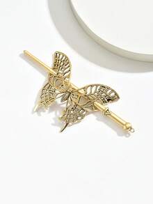 Nuovo accessorio per capelli fatto a mano, vintage, con farfalla cava e fiore, fermaglio per capelli, spilla per capelli da sposa, accessorio per chignon, fermagli per capelli