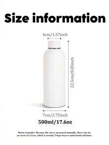 1pc 500ml Customized Insulated Tumbler, With Personalized Name & Floral Design, Straight Cylindrical Coffee Cup, Car Travel Mug, Personalized Insulated Cup, Custom Birthday Gift, Bridesmaid Gift Exquisite, High-Quality Custom, Personalized For Anniversaries, For Valentine's Day, For Mother's Day, For Birthdays, For Father's Day, For Graduation, For Weddings, For Housewarming, Brunch-Ready