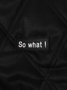 Boys' Retro Minimalist Ribbed Long Sleeve Crew Neck Jacket, Thermal Lined Casual Outerwear For Kids, Autumn/Winter - Black - View 3