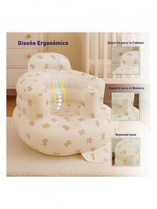 Inflatable Baby Chair (47 * 49 * 35 Cm). Bluelander - Beige - View 4