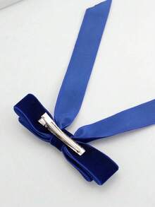 1pc Classic Velvet Bow Hair Clip, Elegant Vintage Style Accessories, Suitable For All Occasions Valentine's Day Valentines,Hair Barrettes, Claw Clips, Hair Slide