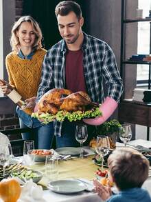 4 قطع مجموعة قفازات فرن وحصيرة عزل ذات لون واحد مقاومة للحرارة لخبز وطهي القفازات مقاومة للحرارة لفرن الميكروويف والحصيرة