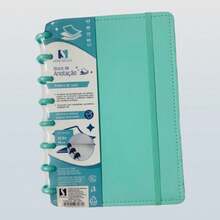 Smart Notebook A5 / B5 / A4 With Removable Discs 80 Sheets - Blue, Pink, Light Pink, Green, Lilac And Black - 薄荷綠 - 查看 1