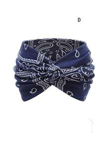 1 pieza Diadema ancha de estilo bohemio para mujer, turbante extra grande, diadema para hacer ejercicio, diadema de moda para yoga, accesorios para el cabello grueso y retorcido, pañuelos para mujer