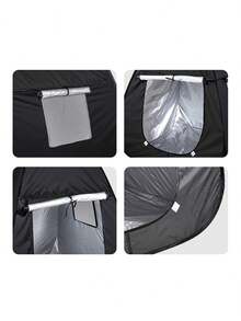 Namiot dziecięcy, sensoryczny, wyposażony w szybko rozkładany mechanizm i solidną konstrukcję zapewniającą cień – spokojne schronienie zaprojektowane dla dzieci z autyzmem, ADHD i SPD – przenośny namiot sensoryczny z panelem zacieniającym i solidną ramą do spania