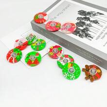 1 件圣诞卡通手指陀螺、老人树、驯鹿、雪人圣诞派对礼物、减压玩具、缝纫玩具、旅行玩具、课堂减压玩具、迷你玩具、沐浴玩具、圣诞文具、减压球、生日礼物、圣诞礼物、平安夜礼物、完美礼物、玩具、游戏 - 彩色 - 查看 4