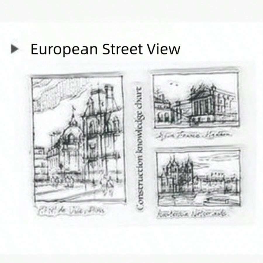 ختم شفاف عنصر خلفية DIY للحساب، ديكور بطاقة رجعي