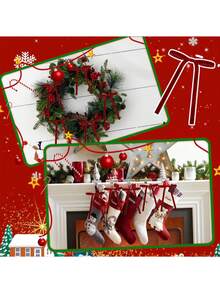 1 pièce/6 pièces/12 pièces/24 pièces/48 pièces Décoration de nœud de Noël rouge, nœuds décoratifs classiques pour les fêtes à accrocher, convient pour les arbres de Noël, couronnes, vignes, boîtes cadeaux, décoration festive, nœuds décoratifs élégants, fournitures pour fête de Noël, convient pour la maison, la cheminée, la décoration de porte, la décoration d'escalier