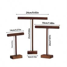 Jewelry Display Stand, Necklace Bracelet Holder Organizer, Minimalist Cylindrical Wooden Rack