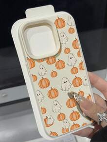 1 Ốp lưng điện thoại mềm chống rơi họa tiết bí ngô ma Halloween thời trang cổ điển, tương thích với điện thoại Apple - Nhiều màu - Xem 2