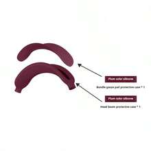 Silicone Case Cover For AirPodsMax, Ear Pad Case Cover/Ear Cups Cover/Headband Cover For AirPodsMax Headphones, Accessories Soft Silicone Protector Compatible With Apple AirPodsMax New USB-C (2024)