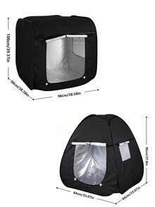 Namiot dziecięcy, sensoryczny, wyposażony w szybko rozkładany mechanizm i solidną konstrukcję zapewniającą cień – spokojne schronienie zaprojektowane dla dzieci z autyzmem, ADHD i SPD – przenośny namiot sensoryczny z panelem zacieniającym i solidną ramą do spania