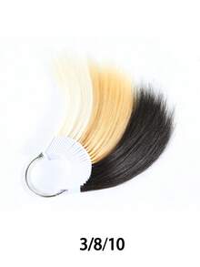 30 件套真人发色环套装用于假发展示专业沙龙染发剂样品色板可染可卷真发颜色表男女通用成人发型设计工具套装 - 彩色 - 查看 5