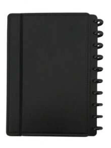 Smart Notebook A5 / B5 / A4 With Removable Discs 80 Sheets - Blue, Pink, Light Pink, Green, Lilac And Black - 黑色 - 查看 1