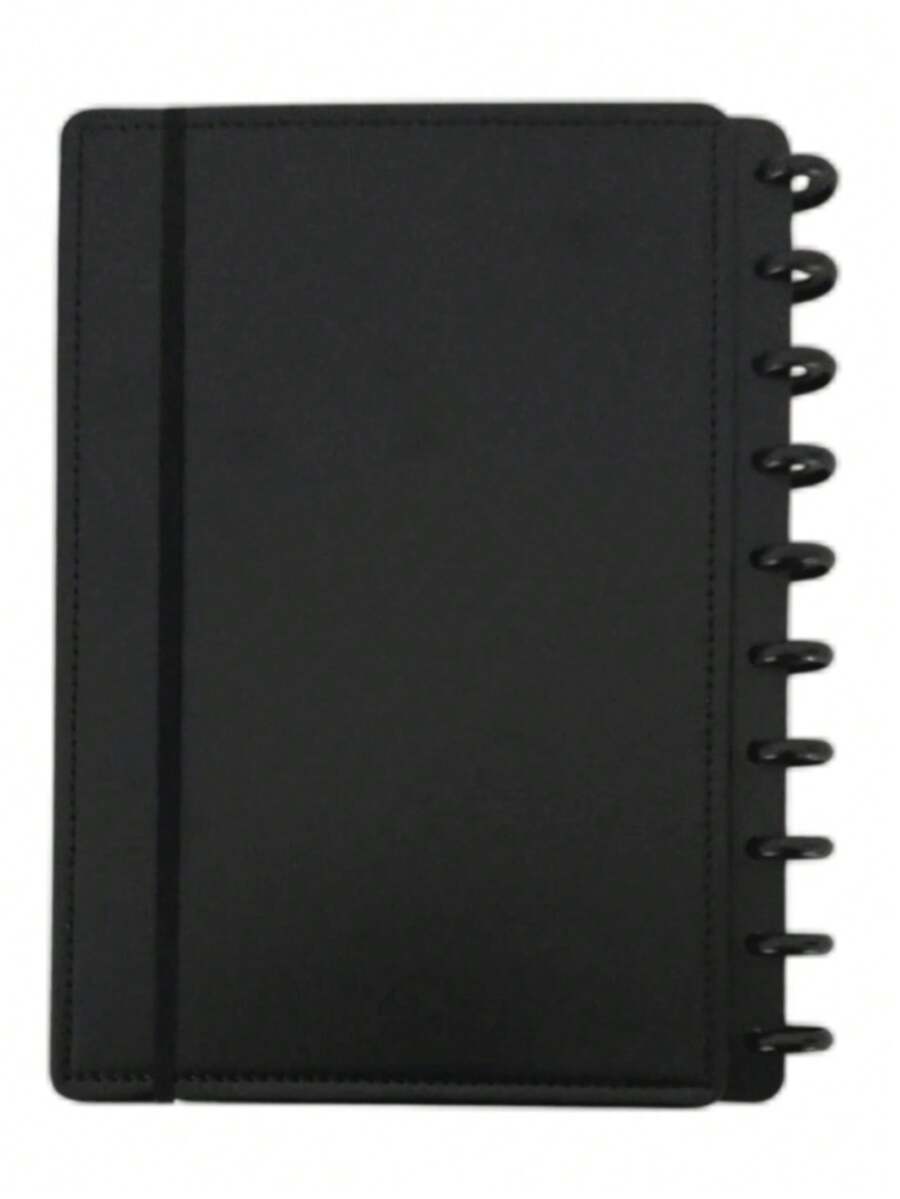 Smart Notebook A5 / B5 / A4 With Removable Discs 80 Sheets - Blue, Pink, Light Pink, Green, Lilac And Black - 黑色 - 查看 1
