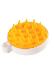 1个硅胶头皮按摩洗发刷,头皮清洁刷,去角质头皮按摩器,头发和头皮按摩刷,浴室配件 - 返校洗发刷,符合人体工程学的头皮清洁洗发刷 - 温和去角质按摩器,适合所有发质 - 彩色 - 查看 7