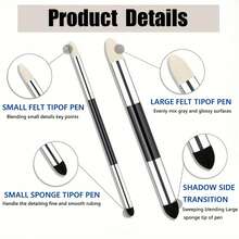 30pcs/Set Sketch Drawing Blending Tool Kit, Sponge Brush And Pencil, Student Artist Charcoal Sketch - Sets - View 5