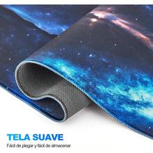 TXG Alfombrilla de Ratón de 800 * 300 * 3mm, Alfombrilla para Mouse para Juegos, Mouse Pad Portátil, Ratón Impermeable con Base de Goma Antideslizante (Patrón de Cielo Estrellado) - Negro completo - Ver 9