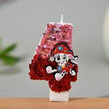 Świeca z cyframi 0-9, słodka, trójwymiarowa postać z kreskówki Psi Patrol, wtyczka do tortu urodzinowego, dekoracja na prezent