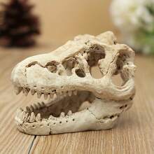 1pc Aquarium Decor Resin Dinosaur Skull, Reptile, Spider, Lizard, Snake Ornament For Fish Tank Landscaping (Small/Large)
