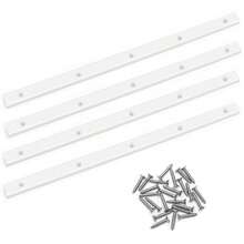 Coolrunner Crosscut Sled For Table Saw - 3/4" X 3/8" X 17" Plastic Sled With Predrilled Holes And Screws - Ideal For U Tracks, Woodworking, Miter Slots, Router Table And Bandsaws