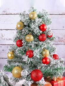 44 Pcs-Set Of Mini Shatterproof Christmas Balls,Red Christmas Ornaments,Christmas Ornaments ,Pink Christmas Decorations,Red Christmas Balls,Christmas Tree Garland Ornaments Party Decoration, Christmas Baubles, Holiday Wedding Party Decoration Hanging Balls (Assorted Colors),Christmas Winter Room Decor Christmas Decorations Home Christmas Gifts Christmas Decor