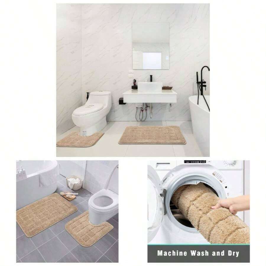 Shower Base & Shower Tray - 21x34"+20x20" + Beige - View 1