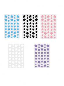 2000/1400/1120/400/240 Pcs Star Stickers, Halloween & Christmas Decoration Stickers, Colorful Five-Pointed Star Stickers For Party, Holiday Photo Decoration, Face Decor Stickers (1 Sheet Per Color), For Decoration Only (Not For Makeup)560/280/160/80/40pcs,Makeup,Cheap,Room Decor,Vanity,Travel,Bedroom,Makeup Accessories