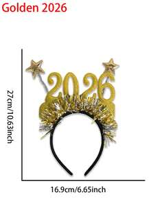 مجموعة 4 قطع من شريط الرأس ذو السماء النجمية الملونة 2026، ديكورات حفلة عيد الميلاد، إكسسوارات تصوير الأجواء، شرائط الرأس لرأس السنة الجديدة، إكسسوارات تصوير حفلات العطلات، شرائط الرأس لرأس السنة الجديدة، شرائط رأس من ألياف البوليستر لحفلات عيد الميلاد، شرائط الرأس، ديكورات عيد الميلاد، ضروريات رحلة العائلة، شرائط رأس عصرية للفتيات، متعددة الألوان للاختيار من بينها، مناسبة لليلة رأس السنة الجديدة، عيد الميلاد، ديكورات العطلات، الحفلات، شرائط الرأس