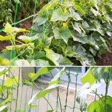 "3pcs Heavy Duty Plant Trellis Netting 70.8x35.4 Inches, Extra Large Climbing Plant Support Grid For Outdoor Gardening, Vegetable Vine Training Net, Garden Trellis For Cucumbers, Tomatoes, Peas, And Flowering Plants" - 綠色 3件裝 - 查看 6