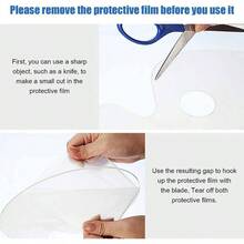 Paleta Pintura Paleta de Pintura acrlica para Artistas, 30x 20, Transparente, Ovalada, Paleta Transparente Antiadherente, Pintura al leo Transparente, fcil de Limpiar, 1 Unidad Blanco - inicial - Ver 3