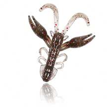 25pcs Soft Fishing Lures Shrimp Bait Suitable For Freshwater And Saltwater