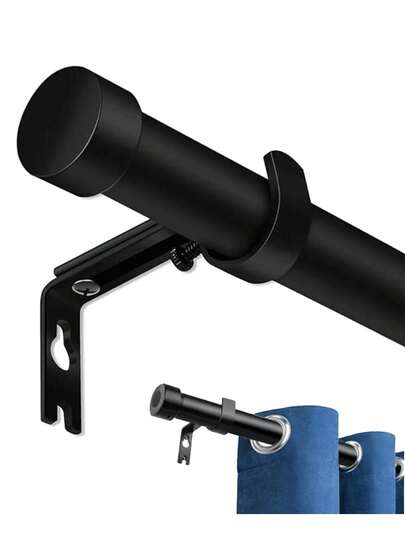 Barra de Cortina Metálica de Doble Capa Ajustable de 80 cm a 210 cm, Diseño Elegante y Resistente, Fabricada en Acero Aleado con Capacidad de Carga de Hasta 20 kg, Ideal para Sala de Estar, Dormitorio, Cocina y Más, Compatible con Diversos Tipos de Cortinas, Instalación Fácil y Rápida con Todos los Accesorios Incluidos, Acabado de Alta Calidad con Pintura Electrochapada para Mayor Durabilidad.