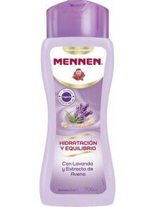 Mennen Shampoo Hidratación y Equilibrio Lavanda 700 ml. Fórmula 2 en 1 que Limpia y Acondiciona el Cabello, Brindando Suavidad y Posee una Fragancia con Tecnología Esencia Relax - Champú - Ver 1