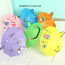 1 szt. losowy wzór, miniaturowy, uroczy parasol z uszami zwierząt, średnica 50 cm, dziecięcy parasol zabawkowy, parasol rekwizytowy, parasol dekoracyjny do fotografii