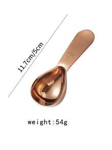 1pc 15/30 Ml Stainless Steel Coffee Spoon With Scale Markings, Baking Tools For Coffee, Milk, Milk Powder And Oatmeal, School Supplies - Multicolor - View 10