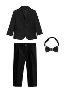 3 sztuki/zestaw garnituru dla chłopców - marynarka + spodnie + krawat, do występów na scenie, na weselu, na szkolnej imprezie, na formalnej imprezie, na jesieni