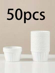 50 pièces Caissettes à Cupcakes, Variété de Styles, Résistantes à l'Huile et à la Chaleur, Conviennent pour les Fêtes d'Anniversaire, de Mariage et de Vacances, Essentiels de Cuisine