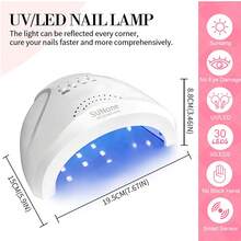 LIMEGIRL 38 piezas Juego de esmalte de uñas en gel con lámpara UV, 15 tonos de esmalte de uñas en gel nude que incluye base y top coat mate/brillante, herramientas decorativas para manicura DIY, regalo para mujeres - Multicolor - Ver 2