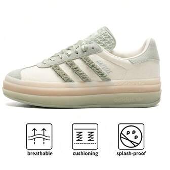 Adidas Originals Zapatillas deportivas de caña baja GAZELLE BOLD W, zapatos casuales y atléticos para mujer JR8373