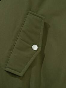 Men's Winter Warm Thick Jacket, Casual Hooded Biker Jacket Jacket, Suitable For Outdoor Wear