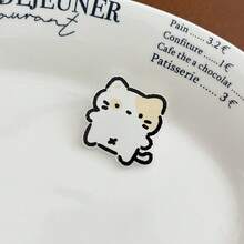 2 piezas Nuevos broches de dibujos animados INS, material acrílico, lindos pasadores, insignias y colgantes accesorios